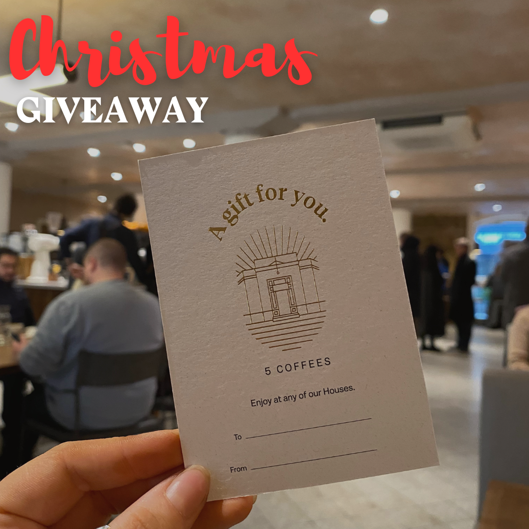 Christmas giveaway post with an image of the voucher for the watchhouse