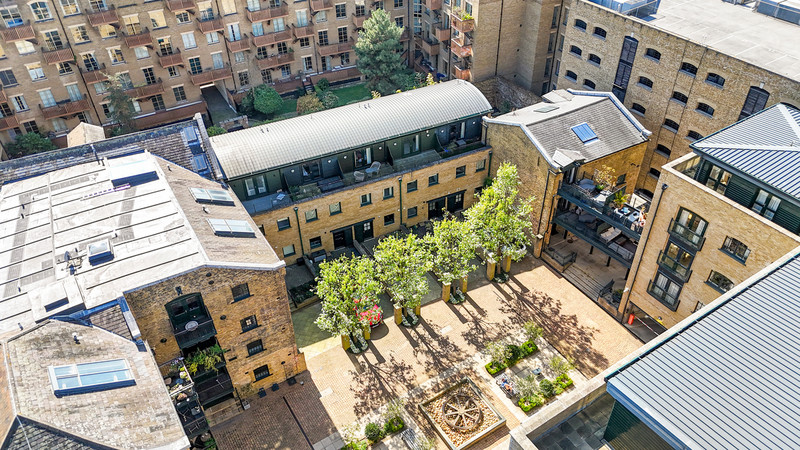 Aerial view of our September Home of the Month, located in Butlers and Colonial Wharf.